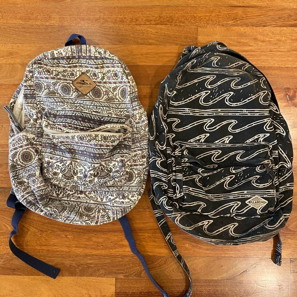 Billabong & O’Neill women’s backpacks